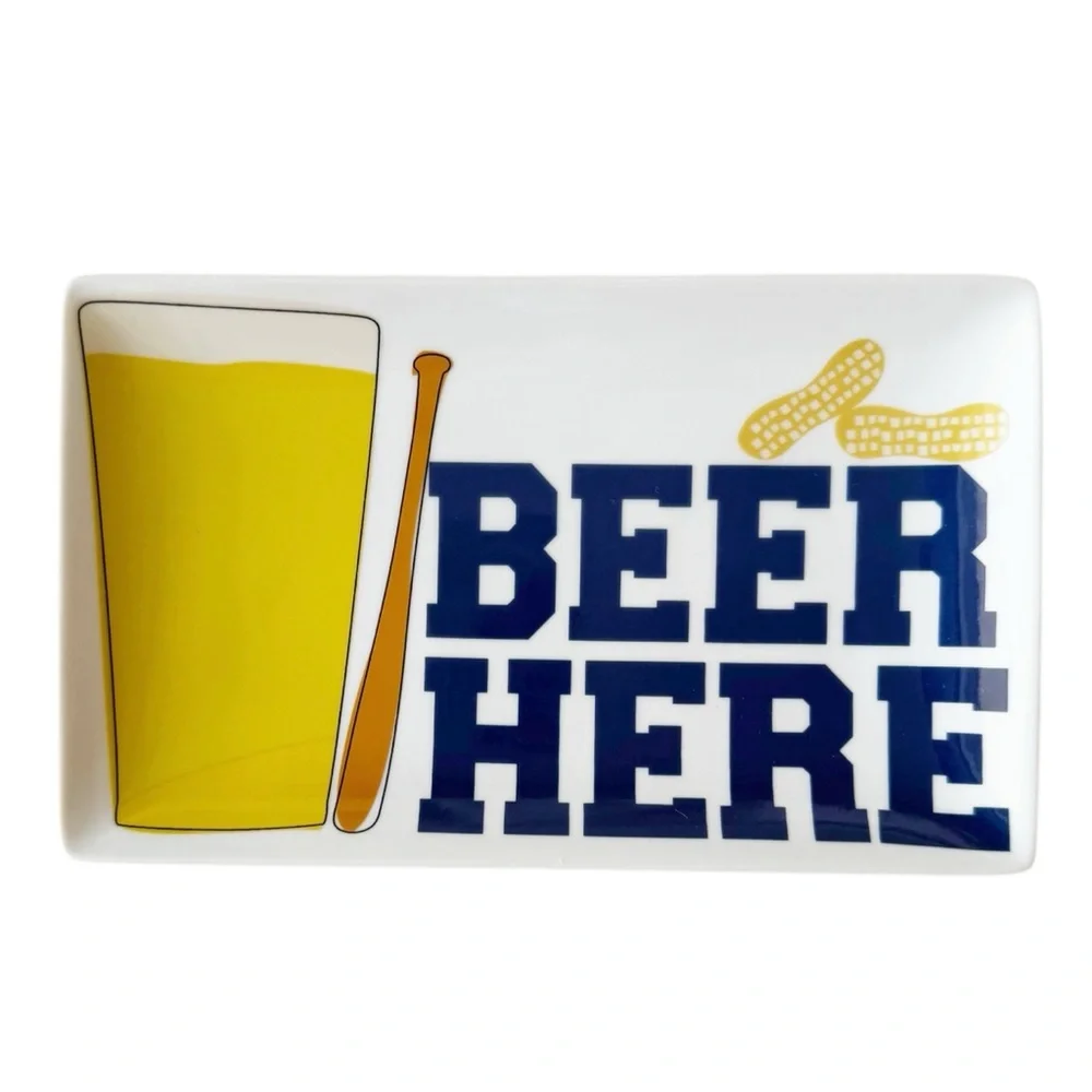 Crate and Barrel Around the World Beer Cocktail Plates - Set of 6